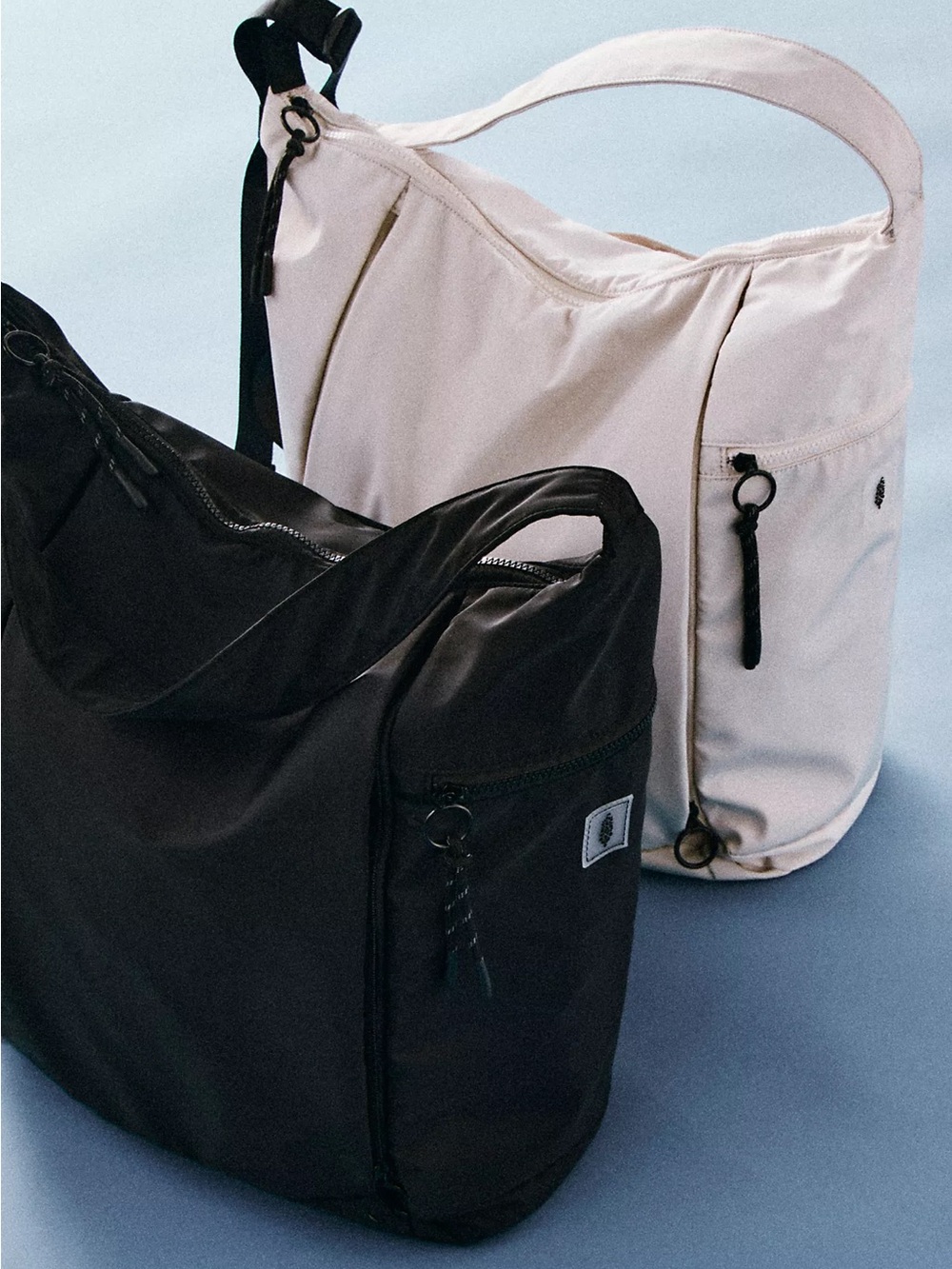 FP Movement by Free People No Time Zones Carryall Tote NWT in Cream